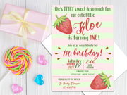 Watermelon Birthday Invitations