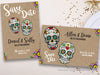 Sugar Skull Wedding Save The Date Cards