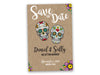 Sugar Skull Wedding Save The Date Cards