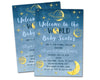 Outer Space Baby Shower Invitations Boy